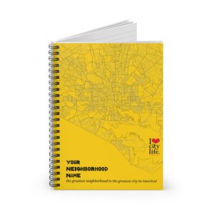Customizable City Map Notebook