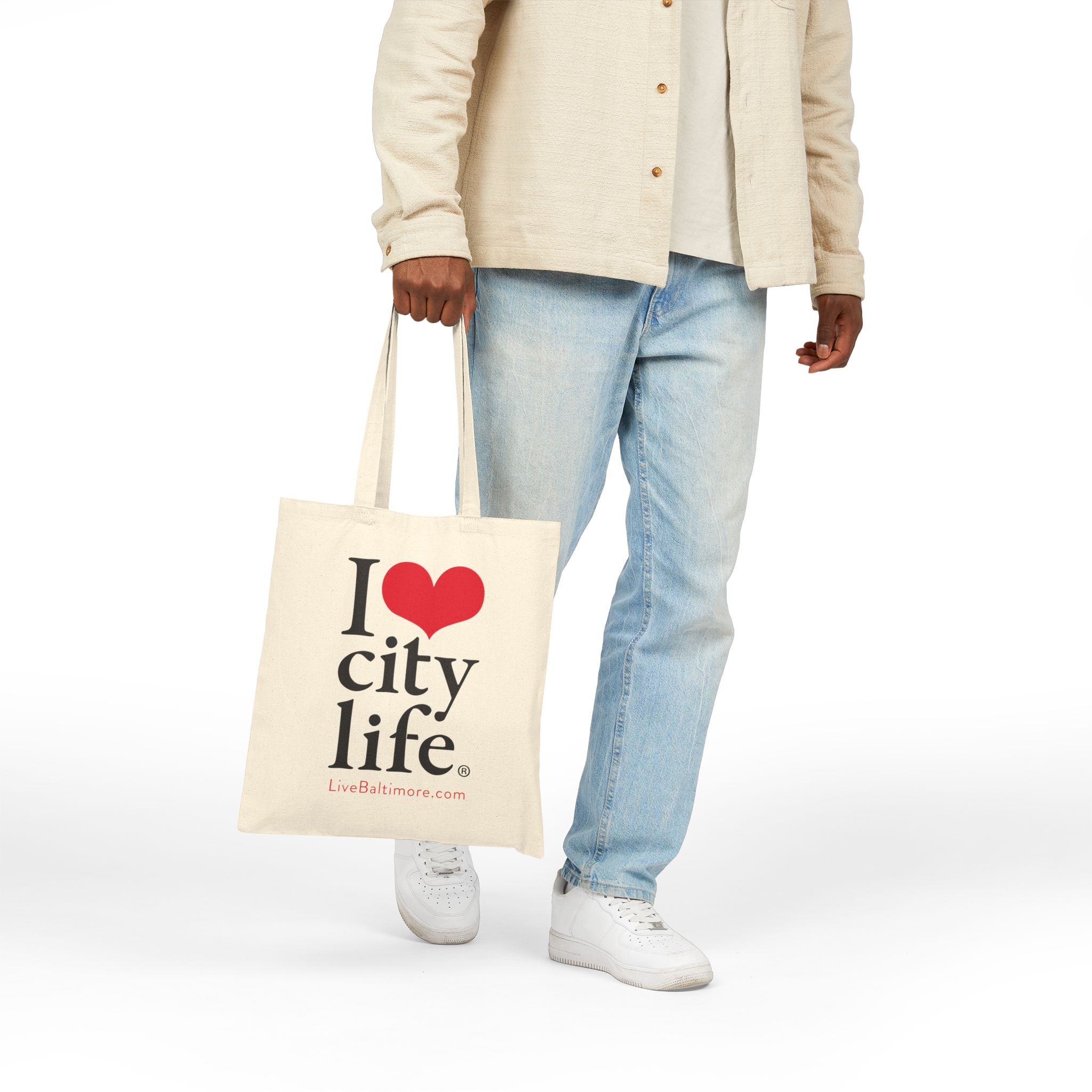 Cotton Canvas Tote Bag - Image 4